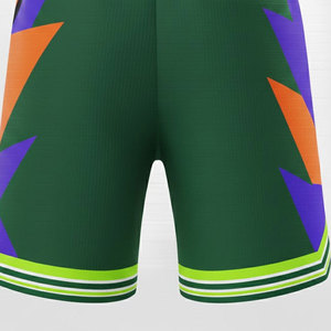 Pantalones Cortos Deportivos Profesionales de Pana con Cintura Alta, Color Sólido, Transpirables y de Secado Rápido para Entrenamientos Esenciales en el Gimnasio - Product Image 6