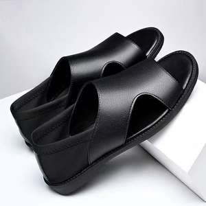 Sandalias Planas Cómodas de Verano para Hombre, Transpirables, Antideslizantes, con Plantilla de PVC Resistente al Desgaste, Superficie Suave, Diseño Abierto - Product Image 3