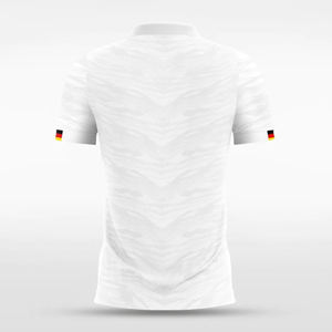 T-shirt de sport unisexe 100% coton respirant uni, maillot de football personnalisable avec nom et logo, impression par sublimation, manches courtes, entraînement - Product Image 2