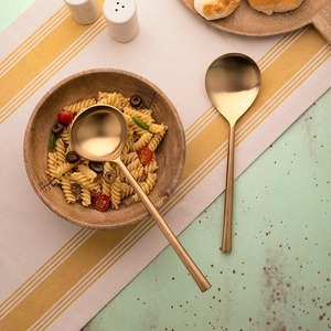 Juego de cucharones para servir chapados en oro de alta calidad para sopas, currys, Catering, eventos, hoteles y elegantes accesorios de cocina, juego de cubiertos - Product Image 6