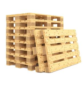 Natural Wood Pallets for Industrial <b>Packaging</b> Warehouse Storage and Transportation of Bulk Goods - Product Image 2