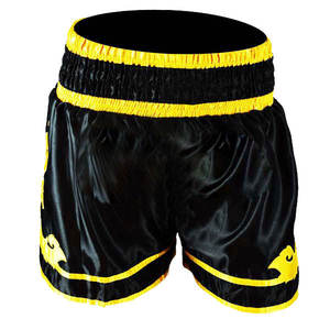 Short de boxe classique Ceinture large Fentes latérales Mobilité supérieure Entraînement toute la journée Confort Haute qualité Durable 100% Polyester - Product Image 6