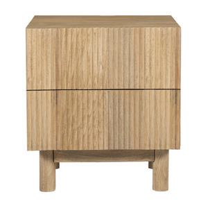 Table de chevet pliable vintage en bois de manguier massif antique avec finition naturelle pour meubles de chambre à coucher - Product Image 2