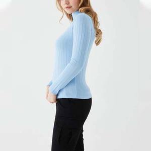 Sudadera de manga larga ajustada para mujer personalizada Otoño Tallas grandes Algodón de invierno con técnicas bordadas Precio - Product Image 2