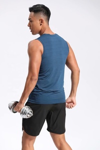 Customized Logo <b>Men's</b> Sleeveless O-Neck Mesh Quick Dry Tank Top Breathable Summer Casual <b>Gym</b> Fitness Basketball Workout <b>Vest</b> - Product Image 6