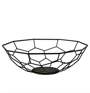 Durable Eco-Friendly Multi-Functional Metal Iron <b>Wire</b> <b>Storage</b> <b>Basket</b> Stylish Home Kitchen Fruit Premium Decorative Organizer - Product Image 2