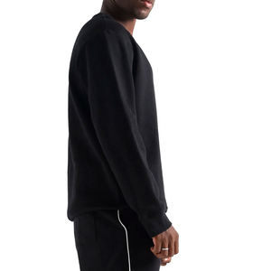 Factory Custom High Quality 100% Cotton <b>Grey</b> Oversized <b>Sweatshirt</b> for Men Plus Size Sublimation Print and Logo Design - Product Image 3