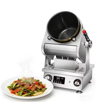 Machine de cuisson automatique haute performance, cuve de cuisson rotative robuste, friteuse automatique pour services de restauration commerciale