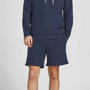 Top Quality Men's Hoodies Short <b>Set</b> Long Sleeve Streetwear With Customized Logo Hoodie And Short Pullover Hoodie and Shorts <b>Set</b> - Product Image 3