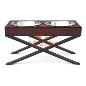 ชามเสิร์ฟอาหารสุนัขวัสดุสเตนเลสสตีลพร้อมขาตั้งดีไซน์ตามสั่งจำนวนมาก - Product Image 2