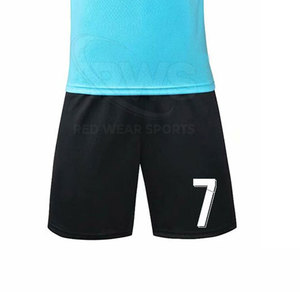 ชุดเล่นฟุตบอลสีพื้นชุดเล่นฟุตบอลสีล้วนดีไซน์ใหม่ล่าสุด - Product Image 5