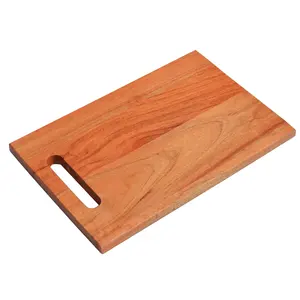 Planche à découper en bois massif avec poignée, planche à découper en bois massif pour la cuisine, planche à découper en gros pour la maison et les restaurants - Product Image 3