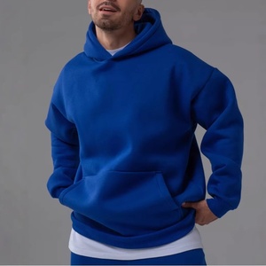 Sweats à capuche personnalisés poids lourd et grande taille pour hommes, mode tendance, broderie 3D et impression numérique, vente en gros disponible - Product Image 3
