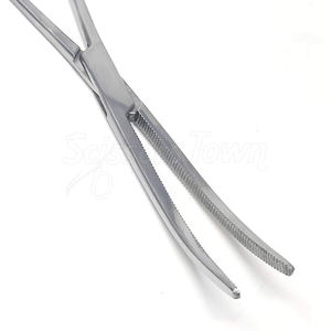 Pinzas hemostáticas de acero inoxidable, abrazadera de bloqueo quirúrgica de 10 pulgadas, instrumento médico reutilizable para uso hospitalario - Product Image 6