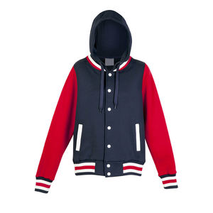 Vente en gros de veste universitaire streetwear d'extérieur pour femmes avec logo personnalisé veste de baseball letterman vêtements d'extérieur à la mode à la mode - Product Image 5