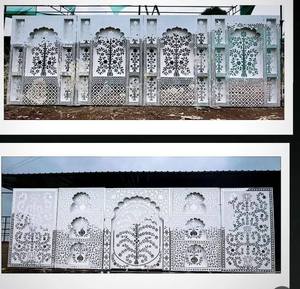 กรอบด้านหลังกระจกสไตล์มิงฮอลสำหรับเวทีแต่งงานแบบดั้งเดิมของอินเดียฉากหลังตกแต่งแผนกต้อนรับส่วนหน้าขายดีราคาโรงงาน - Product Image 5