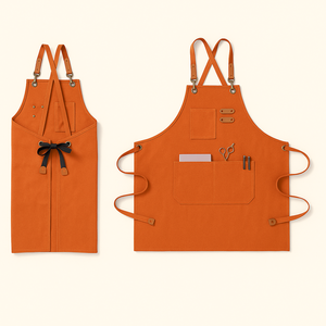 Delantal de Lona de Algodón Personalizable sin Mangas para Adultos, Transpirable, Resistente a las Manchas, Duradero, para Hostelería, con Impresión - Product Image 3