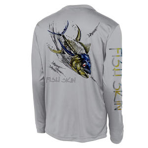 Impression numérique personnalisée, UPF 50, manches longues, imprimé animal, maillot de pêche, séchage rapide, 100% polyester, chemise unisexe, design respirant - Product Image 2