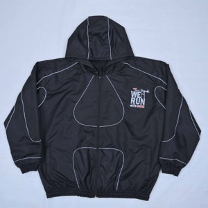 Vêtements d'entraînement pour hommes à capuche personnalisés, écologiques, coupe-vent, en polaire, surdimensionnés, vêtements d'automne et d'hiver, imprimés, grande taille, streetwear - Product Image 2