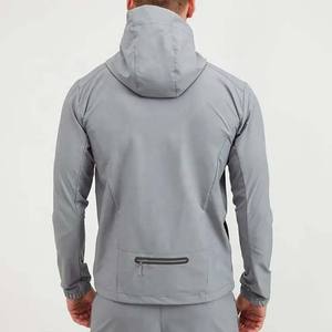 Diseño de logotipo personalizado Streetwear chaqueta cortavientos Nylon poliéster impermeable tejido deportes al aire libre chaqueta para correr para los hombres - Product Image 3