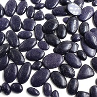 2024 vente en gros AAA + qualité naturel soleil Sitara cabochon de pierres précieuses en vrac lisse poli bijoux de guérison livraison gratuite approvisionnement en vrac