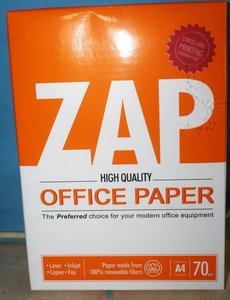 Papier de bureau Zap A4 80g Blanc Papier de copie de haute qualité pour équipement de bureau moderne - Product Image 5
