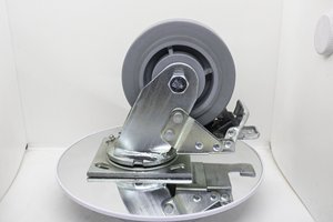 Vinadali Vietnam Factory Price Heavy Duty <b>Caster</b> Wheels 4 5 6 8 Inch Fixed Swivel Brake Castor in Grey TPR for <b>Industrial</b> Use - Product Image 2
