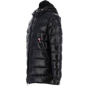High Quality Waterproof Breathable Knitted Men's Winter Puffer Jacket Custom Logo Plus Size Zipper Closure Polyester Filling - Product Image 3
