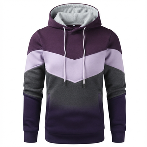 Nouveau style 2026 – Sweat à capuche homme 100 % coton, coupe oversize, écologique, séchage rapide, couleur personnalisable, pour l'hiver, couleur unie - Product Image 1