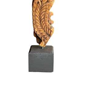 Soporte de Madera Vintage Indio, Tallado a Mano, Decoración Arquitectónica de Pared, Estilo Rústico Antiguo para Interiores del Hogar, Combinación Variada, 1 Contenedor - Product Image 3