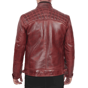 2024 <b>Men's</b> Premium Quality Winter Warm Leather <b>Jacket</b> for Motorbike Breathable Stand <b>Casual</b> Wear High Street Thin Wind Proof - Product Image 2