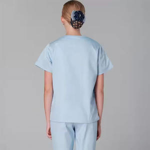 Anti-Wrinkle Soft Premium <b>Fabric</b> <b>Polyester</b> <b>Rayon</b> Spandex Washable Nursing Scrub Set for Women Nursing Scrub Uniforms 2025 - Product Image 2