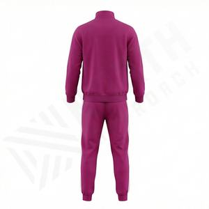 Conjunto Deportivo con Cremallera, Diseño Único, Manga Larga, Capucha, Cintura Elástica, Casual, Color Sólido, 100% Algodón, Transpirable y Ligero - Product Image 2