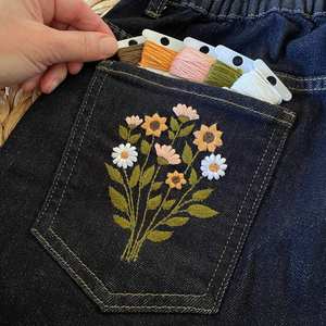 Jeans de Mezclilla de Tela de Algodón Moderna MS Handicraft, Hechos en Japón, Talla Personalizada - Product Image 6