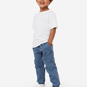 Pantalon de survêtement décontracté Slim Fit Jogger pour garçons Pantalon de survêtement skinny empilé d'hiver en coton polyester brodé Style athlétique - Product Image 1