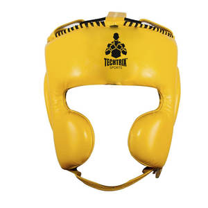 Protector de cabeza de boxeo de cuero de alta calidad más vendido último diseño protector facial a un precio - Product Image 1