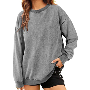 Producto de alta tendencia, ropa de calle informal, figuras de hombro caído, sudaderas con capucha ecológicas transpirables, Sudadera de punto para mujer - Product Image 1