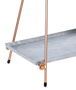 Galvanized Metal Two Tier Classic <b>Cupcake</b> <b>Stand</b> in Affordable Rate From India - Product Image 4