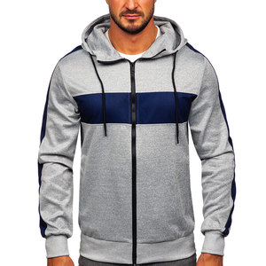 เสื้อฮู้ดมีซิปสำหรับผู้ชายผ้าคอตตอนทรงโอเวอร์ไซส์ไซส์ออกแบบโลโก้ได้ตามต้องการสำหรับฤดูหนาว - Product Image 4