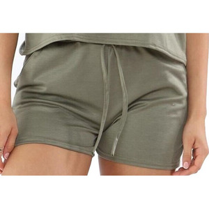 ชุดกีฬาสองชิ้นชุดวอร์มสั้นสำหรับสตรีชุดเล่นกีฬาไซส์ใหญ่กว่าสำหรับฤดูร้อน - Product Image 1