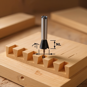 Fraise à queue d'aronde Festool S8 à pointe en carbure - Product Image 3