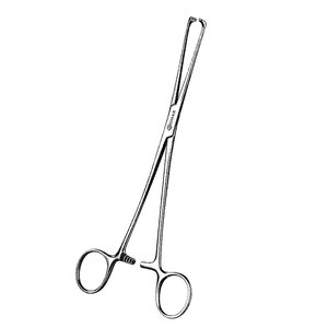 Pinzas de tejido Allis 6 dientes atraumáticos de 1/4 "Uso de acero inoxidable quirúrgico alemán reutilizable de confianza para veterinarios de todo el mundo - Product Image 1