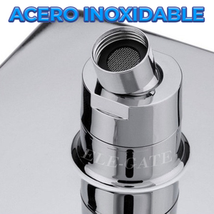 Soffione Doccia LED dal Design Moderno con Sensore di Temperatura e Luci RGB, Lampade a Specchio - Product Image 4