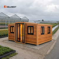 BlocNEST Maison Conteneur Moderne Extensible Kit de Maison Modulaire Préfabriquée pour Résidence Familiale, Camping et Vacances