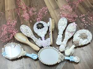 Miroir cosmétique élégant inspiré de l'océan, miroir en coquillage, surface polie lisse, miroir en coquillage pour la distribution mondiale - Product Image 6