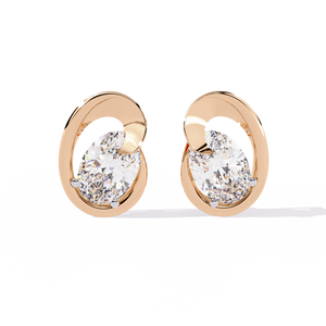 Pendientes de Diamantes Cultivados en Laboratorio de Oro de 18K para Mujer, Corte Brillante, Joyería Fina para Compromiso y Boda, Certificados por IGI, Lujosos, Premium, Elegantes - Product Image 5