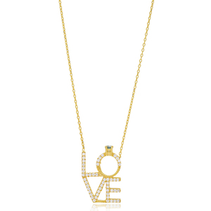 Anillo Solitario de Plata de Ley 925 con Diseño de Amor, Colgante Turco Hecho a Mano, Venta al por Mayor, Joyería de Plata de Ley 925 - Product Image 1