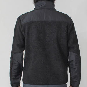 Veste polaire Sherpa à glissière intégrale avec doublure en peluche Vêtements d'extérieur élégants et chauds, parfaits pour un usage quotidien et les aventures en plein air - Product Image 5