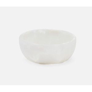 Saladier en résine ODM fait à la main blanc noir tourbillon avec texture en marbre et bol à fruits motif tourbillon aqua utilisé dans le buffet de l'hôtel à la maison - Product Image 4