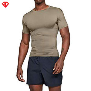 Custom Logo <b>Oversized</b> Compression <b>Shirt</b> <b>Men</b> Sports Running Fitness Active Wear Premium Quality Low Price - Product Image 5